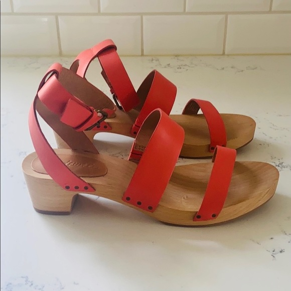 Madewell Coral Color The Jodi Clog - Picture 7 of 16